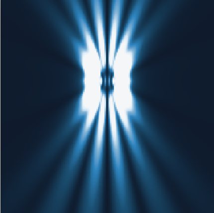 Sample render of Aharonov-Bohm, preset Shifted