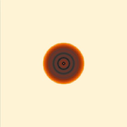 Sample render of Arago Spot, preset Arago spot