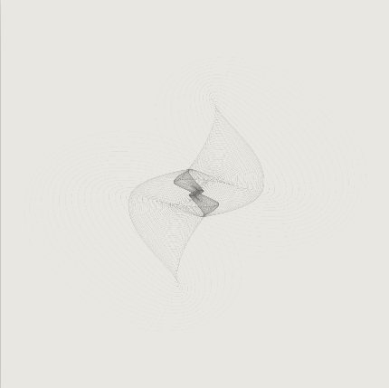 Attractors: Harmonograph preset render