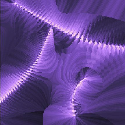 Sample render of Knotted Light, preset Weave