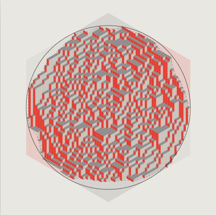 Lozenge Tilings: Frozen versus free preset render