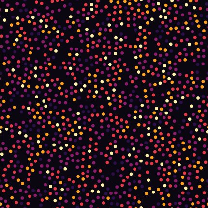 Sample render of Molecular Dynamics, preset Warm material