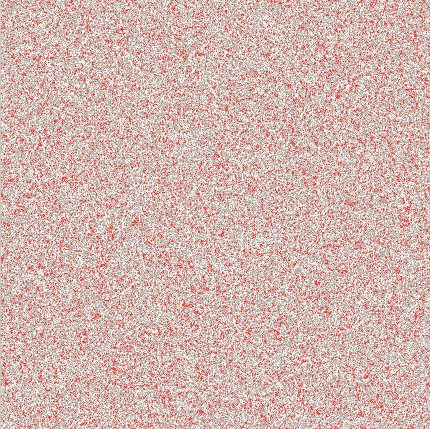Sample render of Active Nematics, preset Extensile turbulence