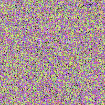 Active Nematics: Fluorescence preset render
