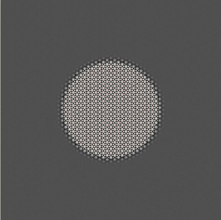Sample render of Phase-field crystal, preset Nucleus