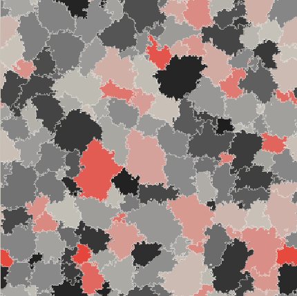 Sample render of Foam & Grains, preset Coarsened grains