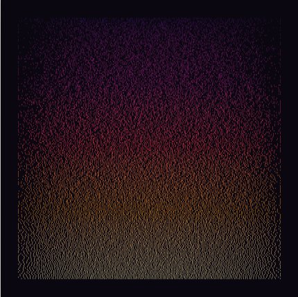 Sample render of Random Matrices, preset Independence to rigidity