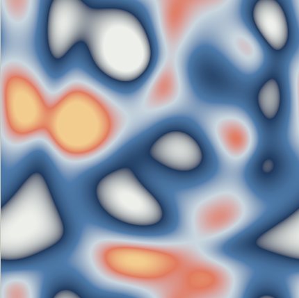 Sample render of Shallow Water, preset Colliding drops