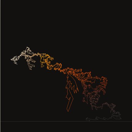 Schramm-Loewner Evolution: Space filling, κ = 8 preset render
