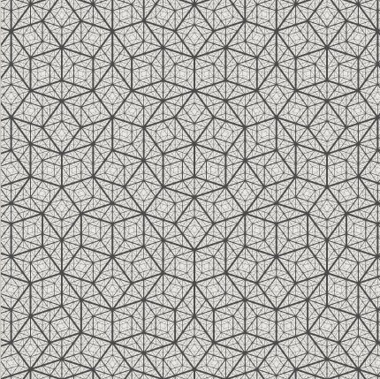 Aperiodic Tilings: Inflation levels preset render