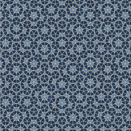 Aperiodic Tilings: Kite and dart preset render