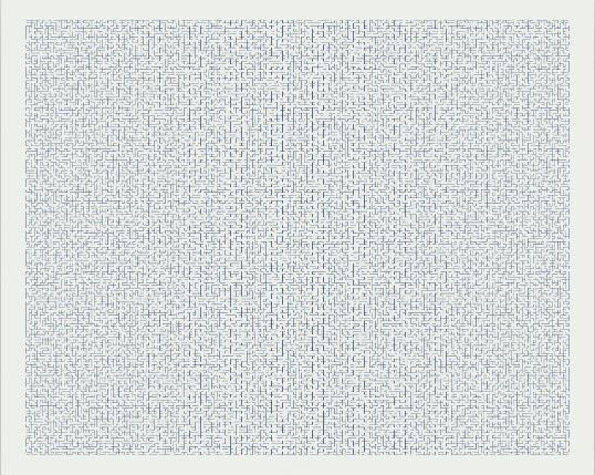 Spanning Trees: Fine, 200 across preset render