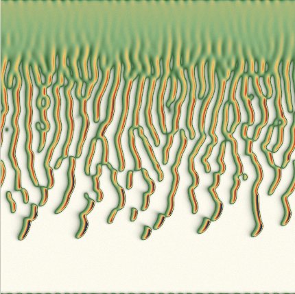 Sample render of Vegetation Bands, preset Tiger bush