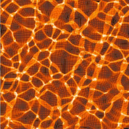 Cosmic Web: Rich nodes preset render